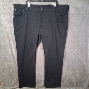 Levis 541 Jeans Mens 48x32 Black  Athletic Taper Fit Denim Big & Tall Casual